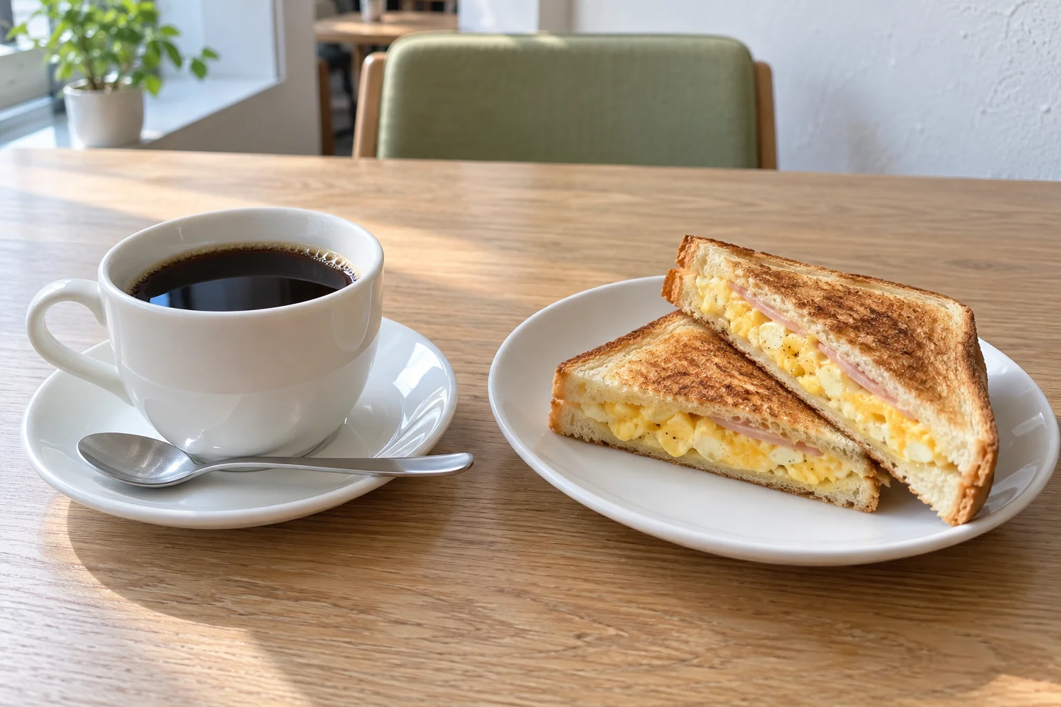 白いカップに注がれたコーヒー